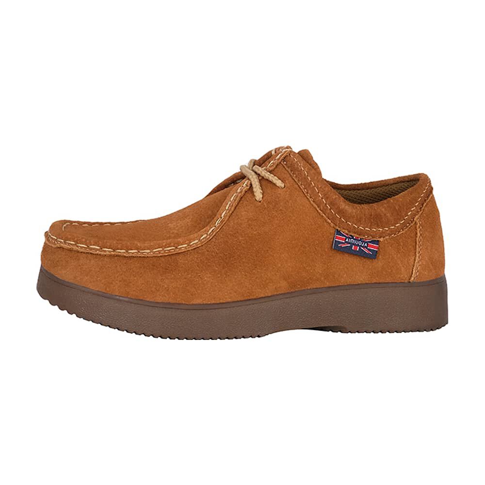 Zapato De Cuero Casual Caramelo Thamrin London Adixt image number 1.0